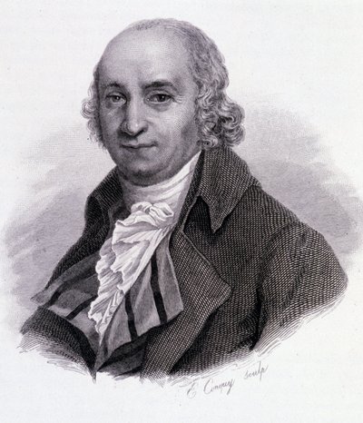 Pierre Samuel Dupont de Nemours (1739-1817) - in "Ritratti di uomini utili" da French School