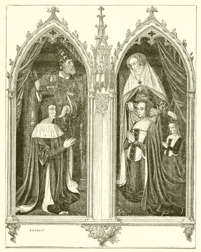 Pierre de Bourbon e Anna di Beaujeu, sua moglie da French School
