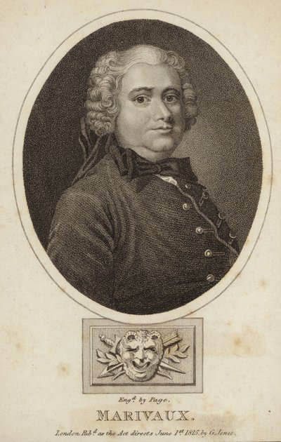 Pierre de Marivaux - Romanziere e drammaturgo francese (1688-1763) da French School