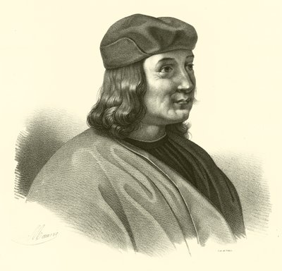 Pietro Perugino, nato Pietro Vannucci, ritratto da French School