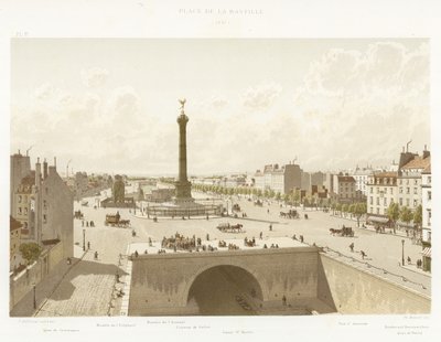 Place de la Bastille, 1841 da French School