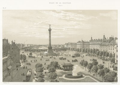 Place de la Bastille, 1878 da French School