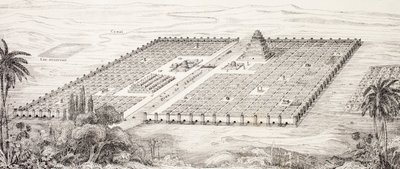 Piano della città di Babilonia, Mesopotamia, intorno al V secolo a.C. secondo una descrizione data da Erodoto, da L