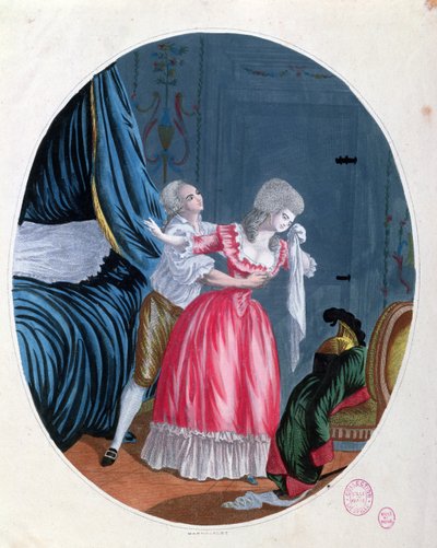 Rimpianti inutili, fine XVIII secolo da French School