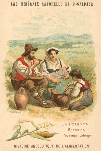Polenta, pasto dei contadini italiani da French School