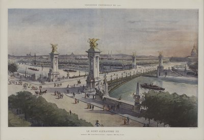 Pont Alexandre III, Esposizione Universale 1900, Parigi da French School