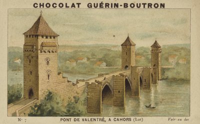 Ponte di Valentré, a Cahors, Lot da French School
