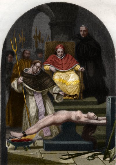 Papa Pio V presiede il tribunale dell