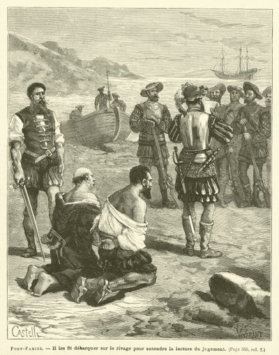 Porto Famine (incisione) da French School
