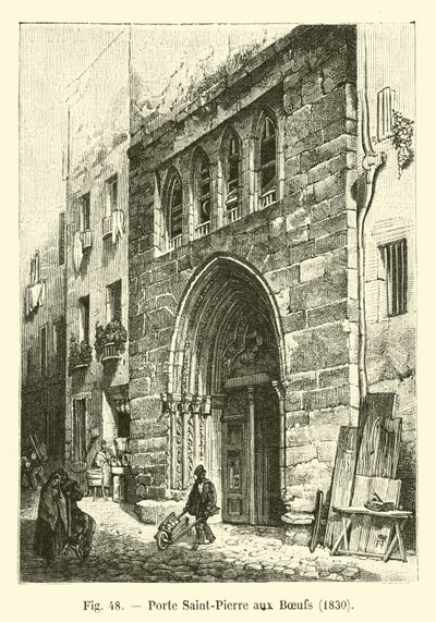 Porta Saint-Pierre aux Boeufs, 1830 da French School