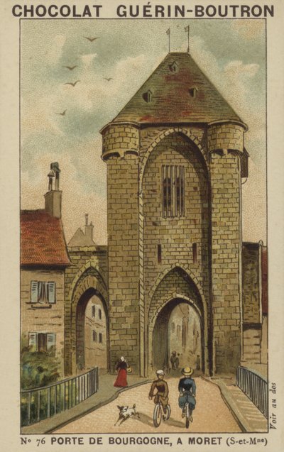 Porta di Borgogna, a Moret, Seine-et-Marne da French School