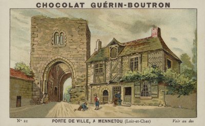 Porta della Città, a Mennetou, Loir-et-Cher da French School