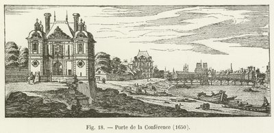 Porta della Conferenza, 1650 da French School