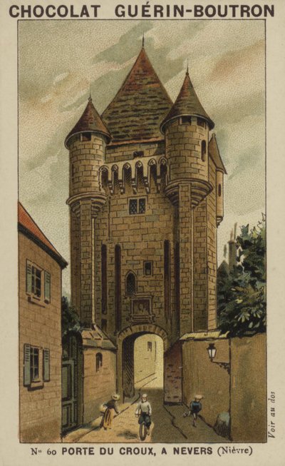 Porte du Croux, a Nevers, Nievre da French School