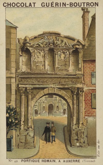 Portico Romano, a Auxerre, Yonne da French School