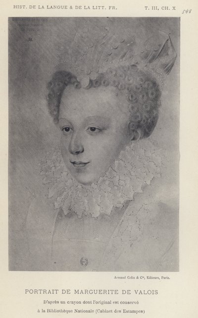 Ritratto di Margherita di Valois da French School