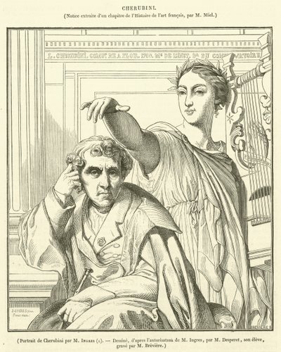 Ritratto di Cherubini da French School
