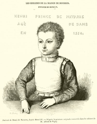 Ritratto di Enrico di Navarra, poi Enrico IV da French School