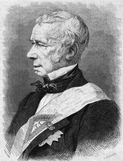 Ritratto di Jean Pons Guillaume Viennet (1777-1868), politico, poeta e autore drammatico francese, membro dell