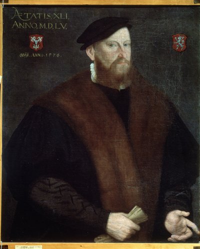 Ritratto di uomo anziano da French School