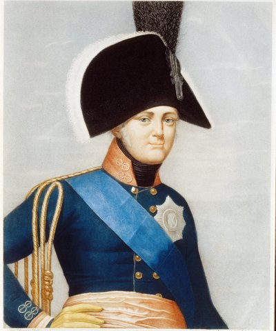 Ritratto dello zar Alessandro I Pavlovich da French School