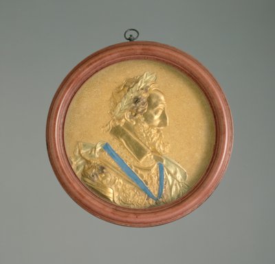 Medaglione ritratto di Re Enrico IV, inizio XVII secolo da French School