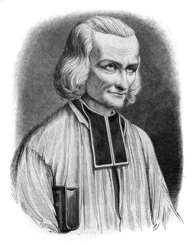 Ritratto di Abate Jean Marie Vianney, conosciuto come il Curato d