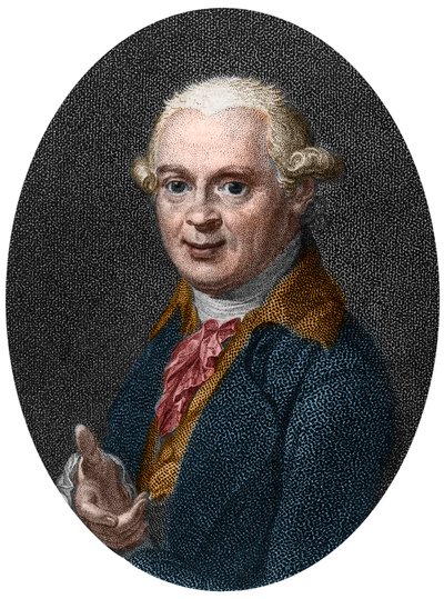 Ritratto di Abraham Gottlob Werner (1750-1817), geologo tedesco da French School