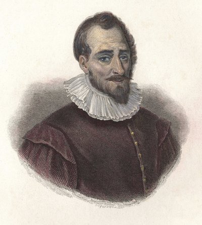 Ritratto di Adam de Craponne, matematico e ingegnere francese. In "Portraits of Useful Men" da French School