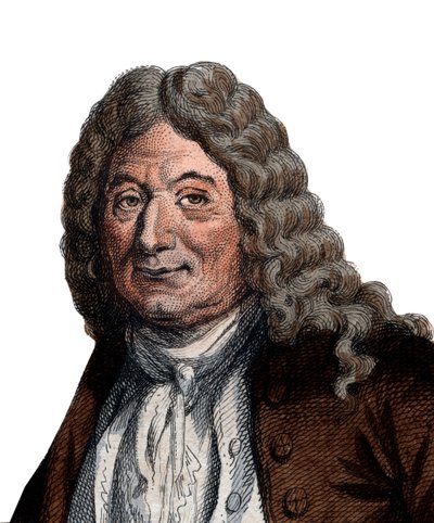 Ritratto di Alain René Lesage (Le Sage) (1668-1747), romanziere e drammaturgo francese da French School