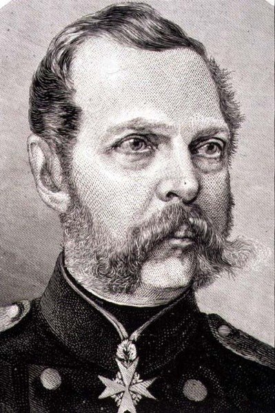 Ritratto di Alessandro II, imperatore di Russia dal 1855 da French School