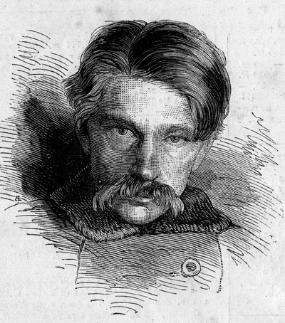 Ritratto di Alexander Soloviev, che tentò di assassinare lo zar russo Nicola II il 14 aprile da French School
