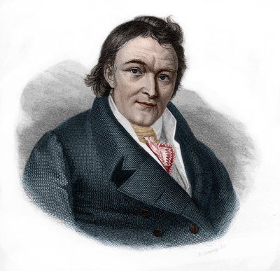 Ritratto di Aloys Senefelder (1771-1834) da French School