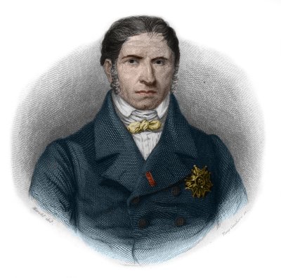 Ritratto di Andre Marie Jean Jacques (Jean-Jacques) Dupin (1783-1865) (detto Dupin il Vecchio), avvocato e politico francese. Collezione privata. da French School