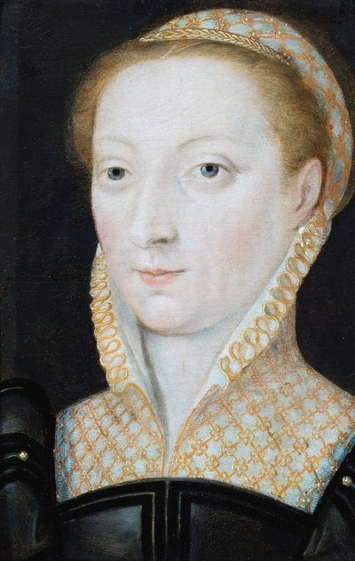 Ritratto di Anne Stanhope, duchessa di Somerset, 1540 circa (olio su tavola) da French School