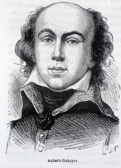 Ritratto di Annibal Aubert Dubayet (1759-1797), militare e politico della Rivoluzione Francese - in "L