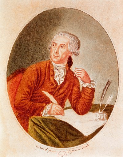 Ritratto di Antoine Laurent Lavoisier (1743-1794) da French School