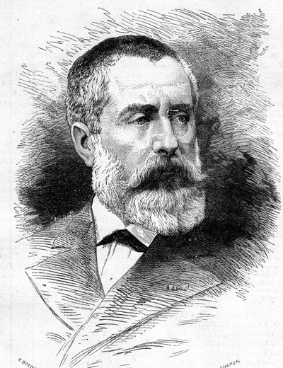 Ritratto di Auguste Emmanuel Vaucorbeil (1821-1884), compositore francese e direttore dell