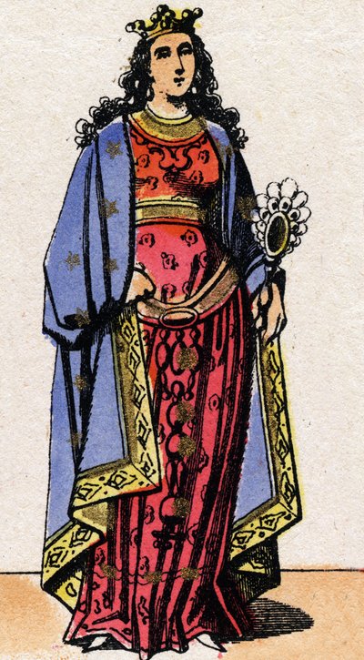 Ritratto di Bertrude (o Bertrade o Beretrude) da French School