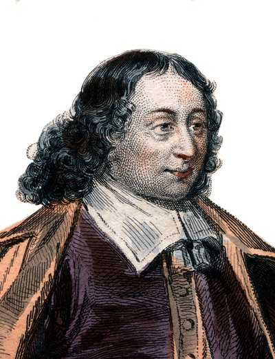 Ritratto di Blaise Pascal, matematico e scrittore francese da French School