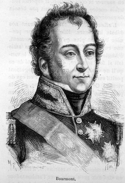 Ritratto di Bourmont, Conte di Ghaisnes, Maresciallo di Francia (1773-1846) - in "L