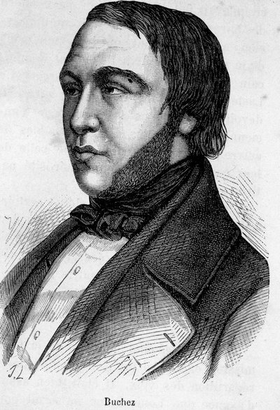 Ritratto di Buchez, filosofo e politico francese (1796 - 1865) da French School