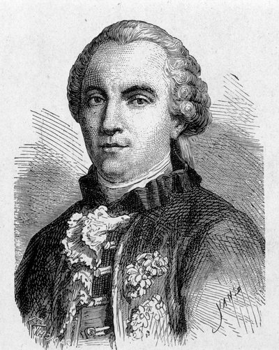 Ritratto di Buffon (1707 - 1788) - in "Album della Scienza; illustri studiosi; Grandi scoperte" 1896 da French School