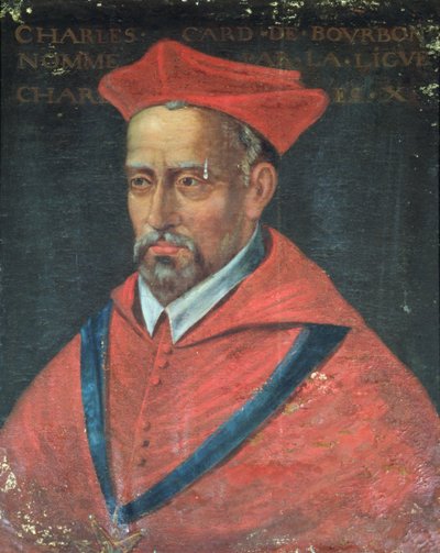 Ritratto del cardinale Charles de Bourbon (1523-90) 1617-38 da French School