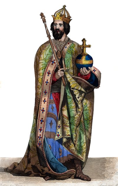 Ritratto di Carlo Magno, Re dei Franchi da French School