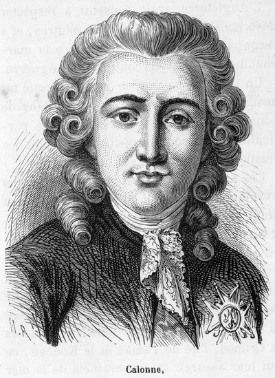 Ritratto di Charles Alexandre de Calonne (1734-1802) - in 