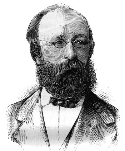 Ritratto di Charles Demole (1828-1908), politico francese. Incisione in "Le Monde Illustré", 16 gennaio da French School