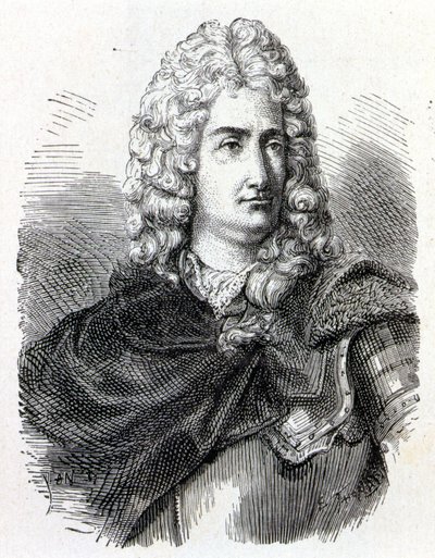 Ritratto di Charles François Du Fay (1698 - 1739), chimico e fisico francese - in "Album della Scienza; illustri scienziati; Grandi scoperte" 1896 da French School