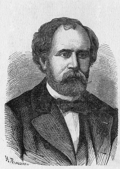 Ritratto di Charles Laurent - in "Album of Science; illustrious scientists; Great discoveries" 1896 da French School