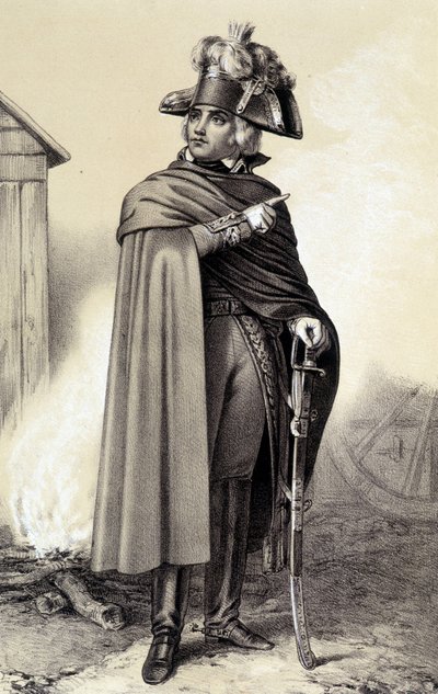 Ritratto di Charles Pichegru, Generale francese (1761-1804) - in "Galerie historique de la revolution francaise" di Albert Morin da French School